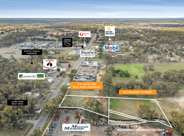 CA129 Midland Highway & 10 Chesney Street, Huntly, Vic 3551