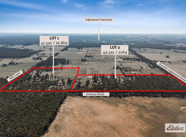 Lots 1 & 2/378 Dunolly-Inglewood Road, Inglewood, Vic 3517