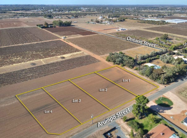 Lots 1, 2, 3 & 4 Arumpo Street, Renmark, SA 5341