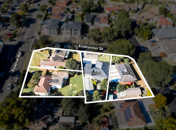 1 & 3 Endeavour St, 10 & 12 Federal Rd, Seven Hills, NSW 2147