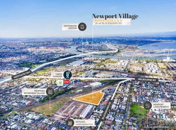 Lot  C & D, 38-48 Blackshaws Road, South Kingsville, Vic 3015