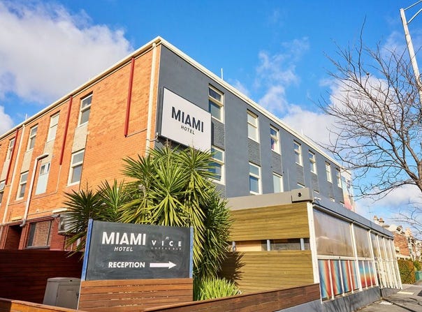 Miami Hotel, West Melbourne, 13 Hawke Street, West Melbourne, Vic 3003